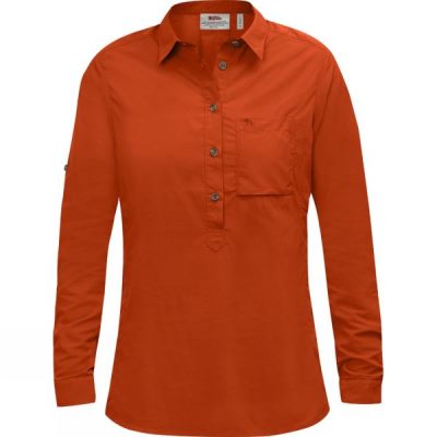 Fjallraven High Coast Hosszú Ujjú - Női Ing - Narancssárga (Magyarország WDL271894)